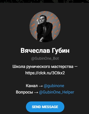 вячеслав губин рунолог отзывы